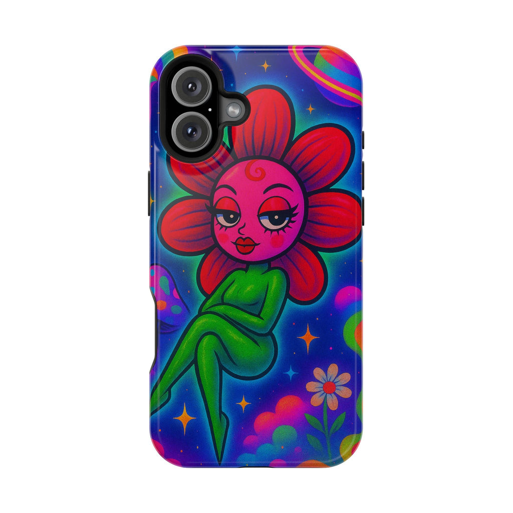 Sweet Pea: Cosmic Bloom Magnetic Tough Cases - Moon Frankenstein