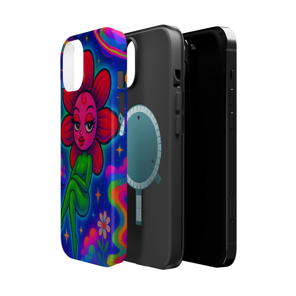 Sweet Pea: Cosmic Bloom Magnetic Tough Cases - Moon Frankenstein
