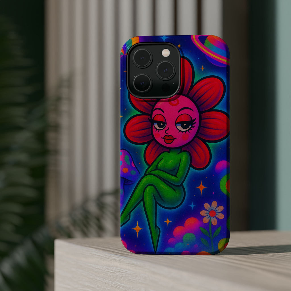 Sweet Pea: Cosmic Bloom Magnetic Tough Cases - Moon Frankenstein