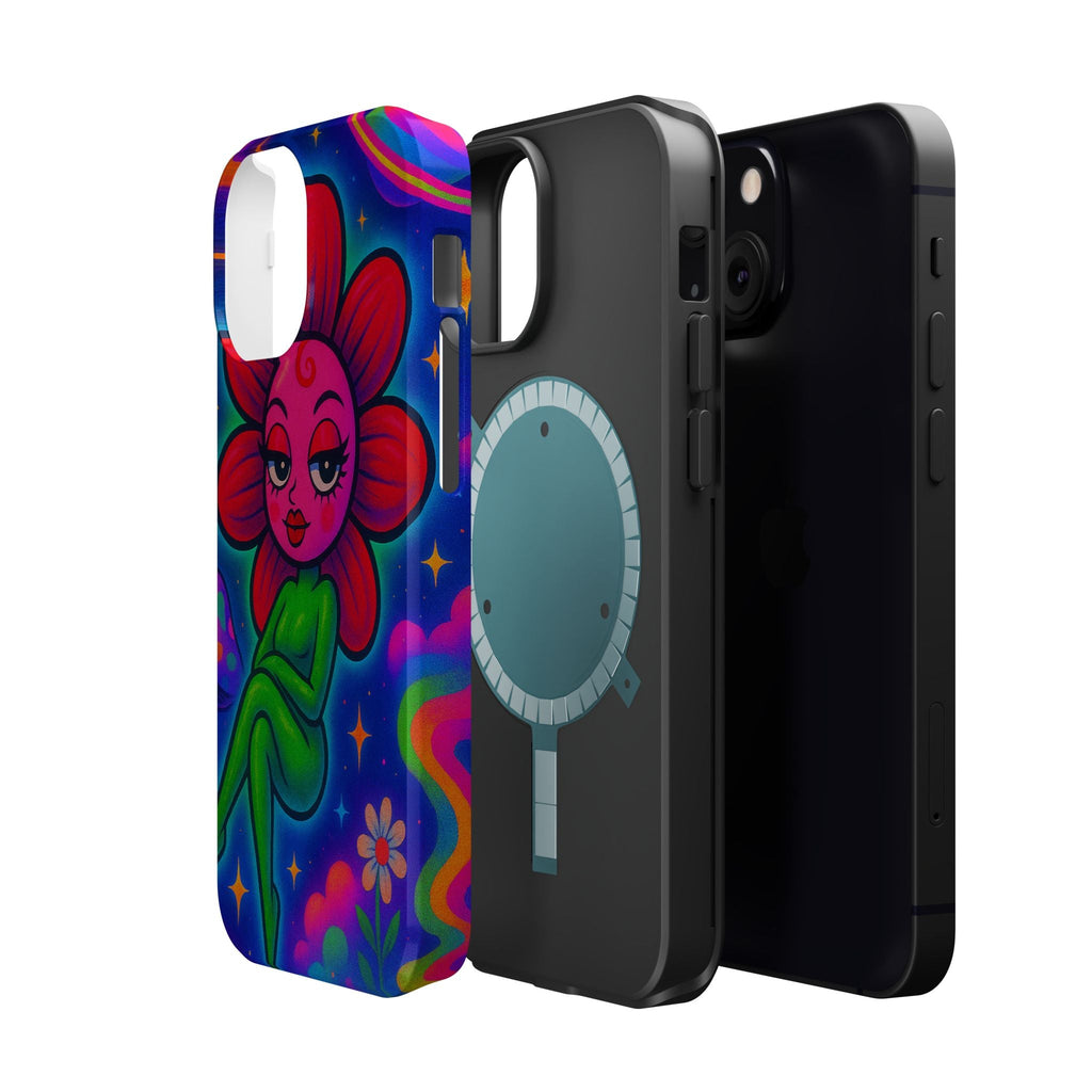 Sweet Pea: Cosmic Bloom Magnetic Tough Cases - Moon Frankenstein
