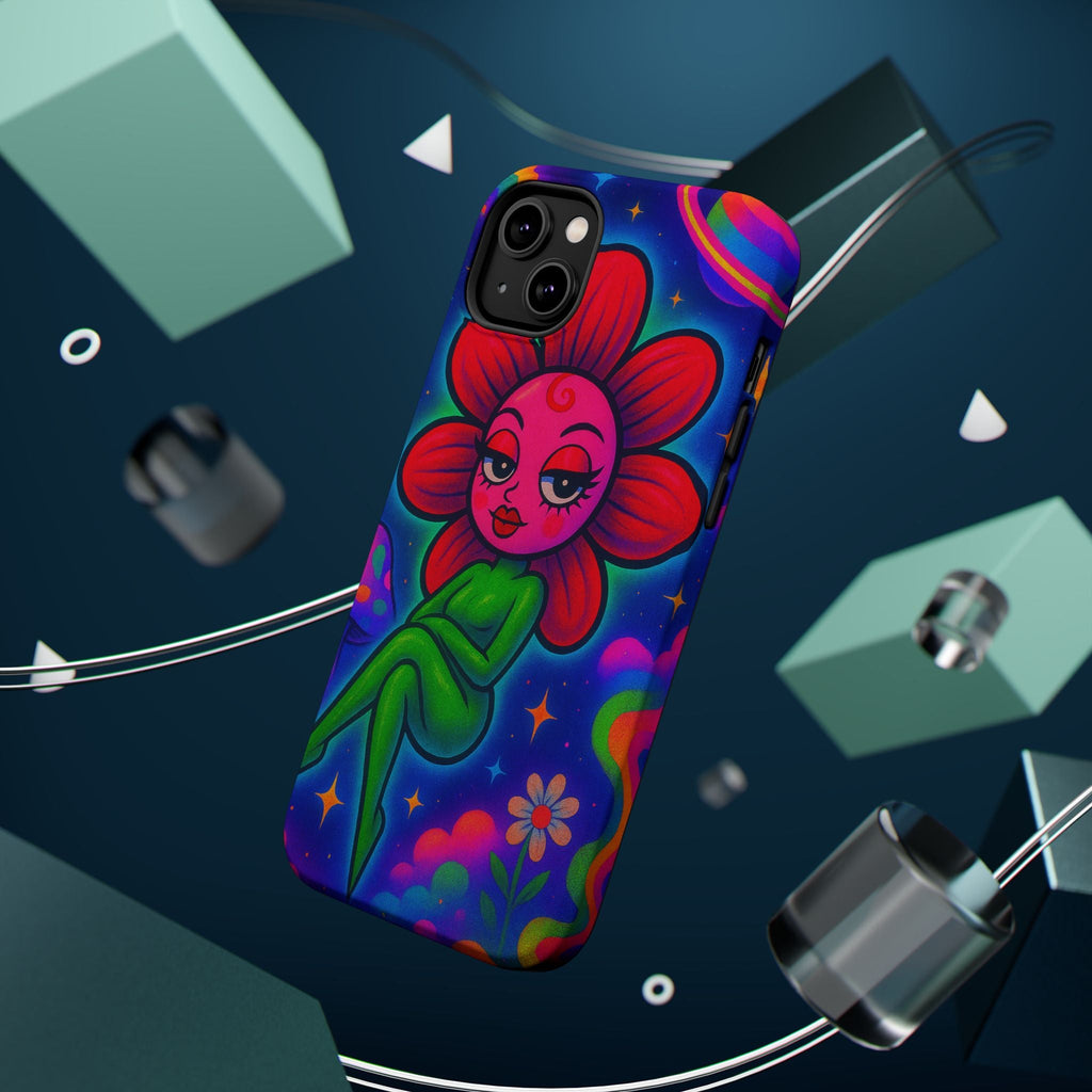 Sweet Pea: Cosmic Bloom Magnetic Tough Cases - Moon Frankenstein