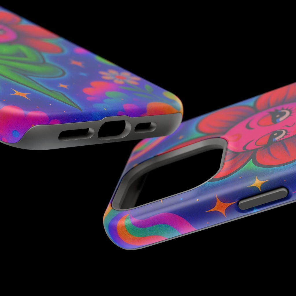 Sweet Pea: Cosmic Bloom Magnetic Tough Cases - Moon Frankenstein