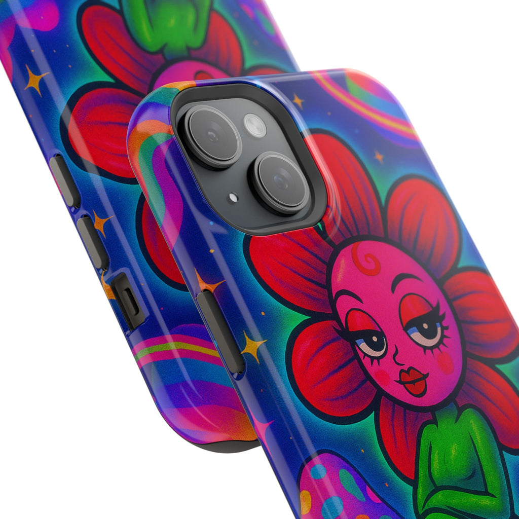 Sweet Pea: Cosmic Bloom Magnetic Tough Cases - Moon Frankenstein