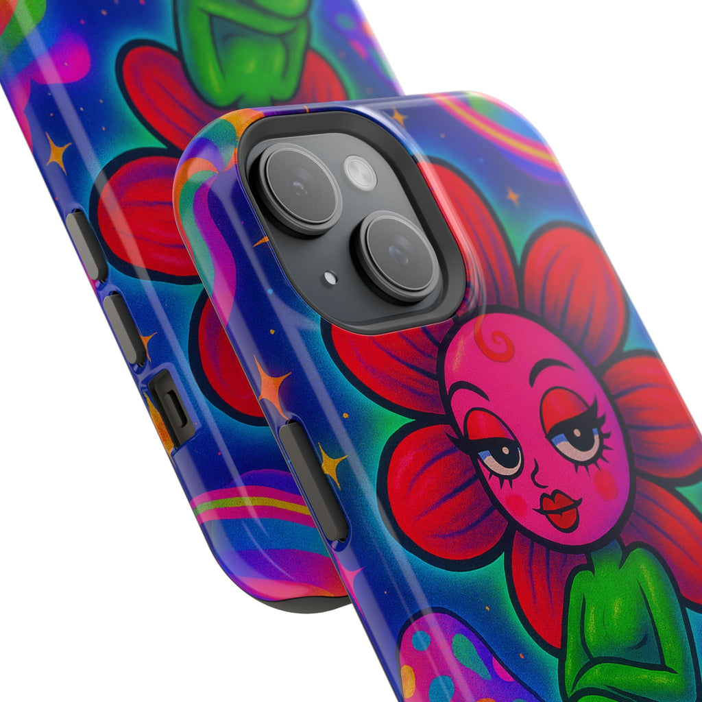 Sweet Pea: Cosmic Bloom Magnetic Tough Cases - Moon Frankenstein