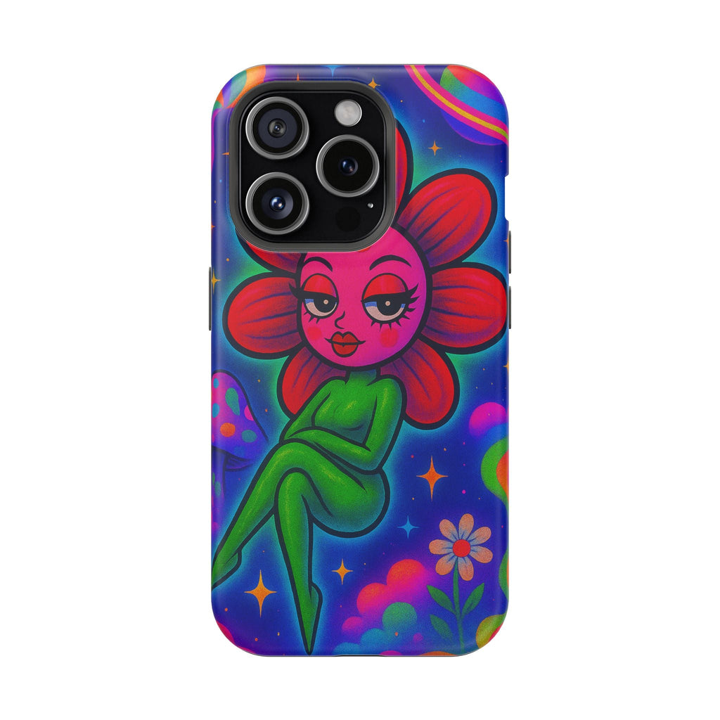 Sweet Pea: Cosmic Bloom Magnetic Tough Cases - Moon Frankenstein