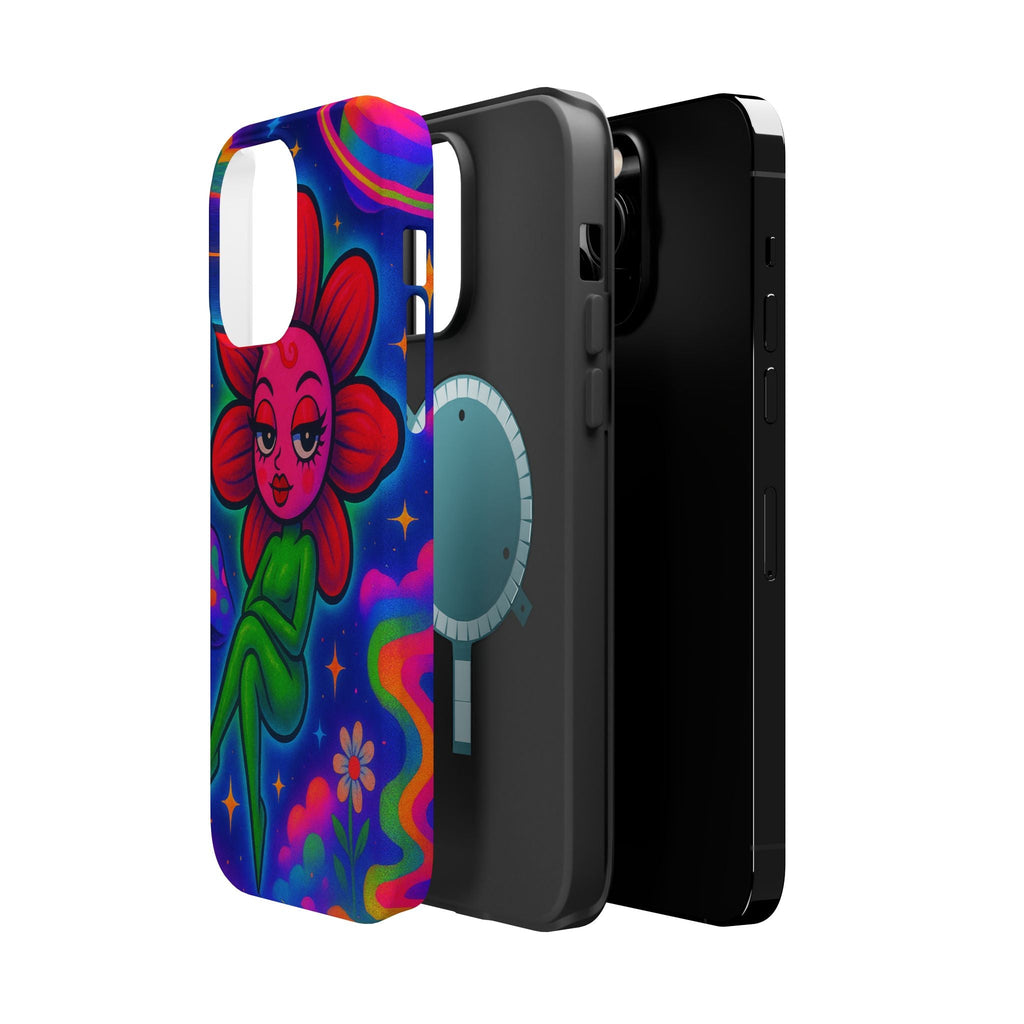 Sweet Pea: Cosmic Bloom Magnetic Tough Cases - Moon Frankenstein