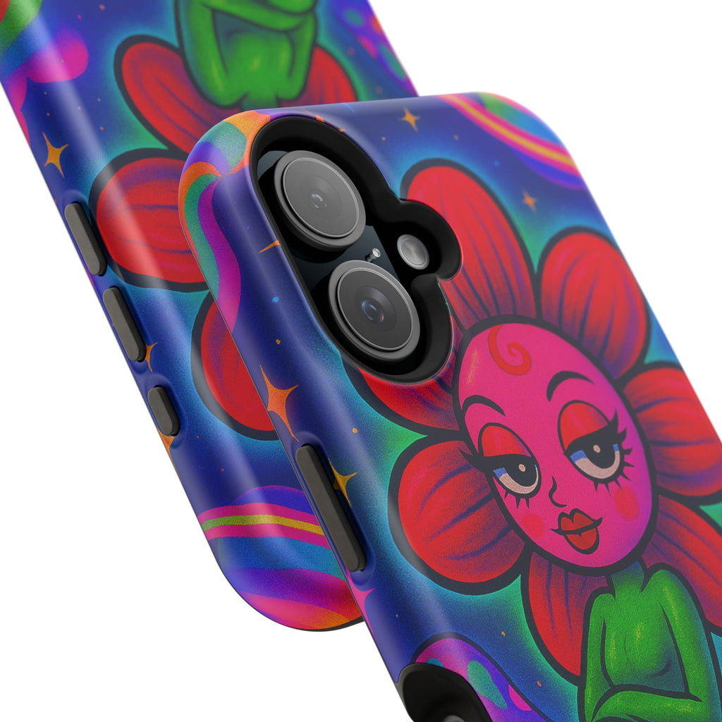 Sweet Pea: Cosmic Bloom Magnetic Tough Cases - Moon Frankenstein