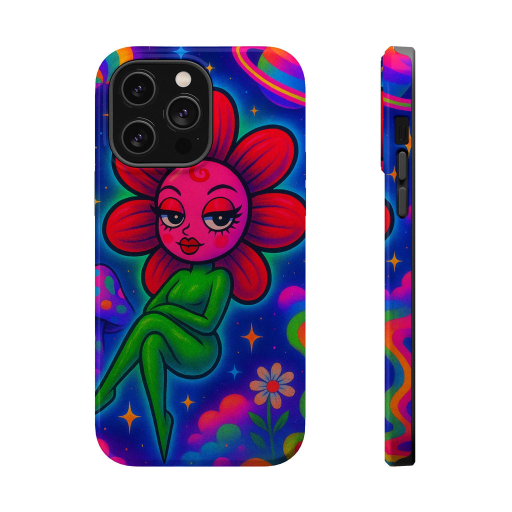 Sweet Pea: Cosmic Bloom Magnetic Tough Cases - Moon Frankenstein