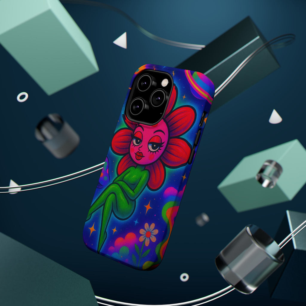 Sweet Pea: Cosmic Bloom Magnetic Tough Cases - Moon Frankenstein