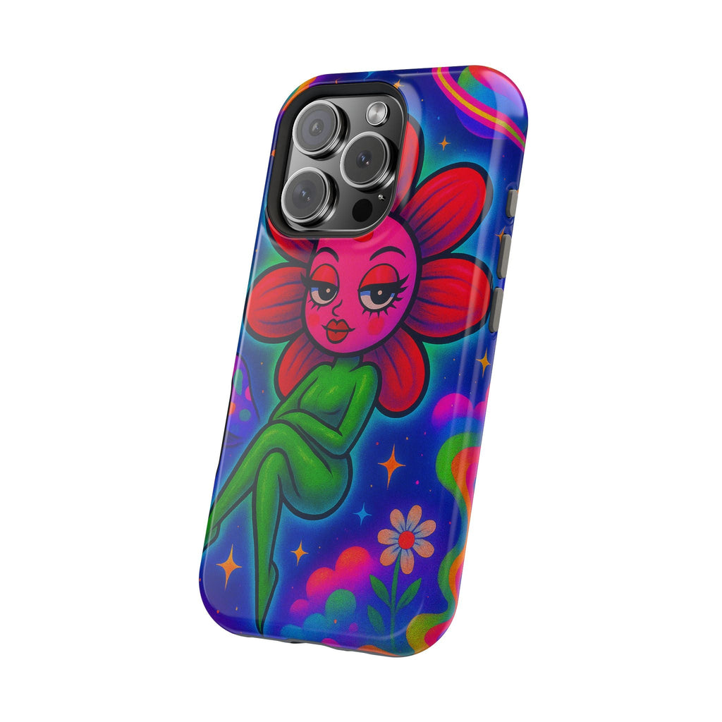 Sweet Pea: Cosmic Bloom Magnetic Tough Cases - Moon Frankenstein