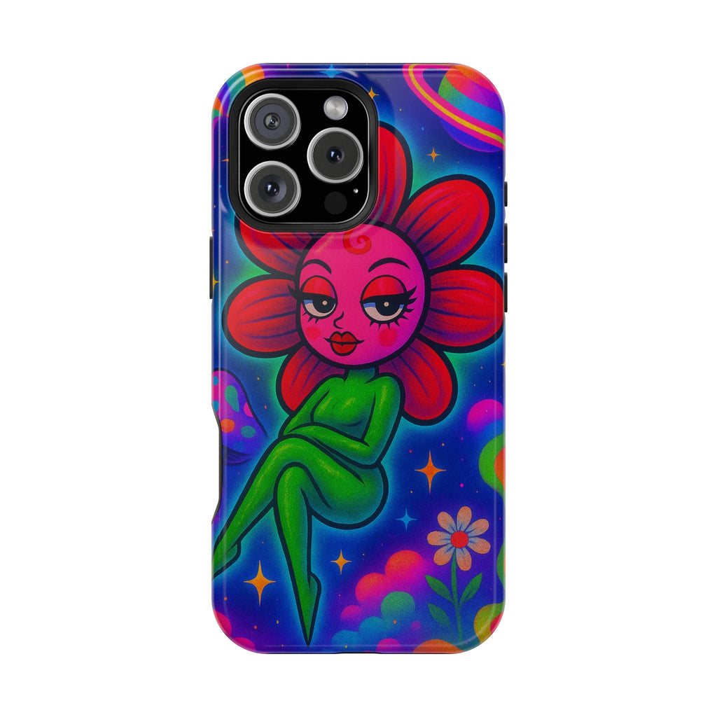 Sweet Pea: Cosmic Bloom Magnetic Tough Cases - Moon Frankenstein