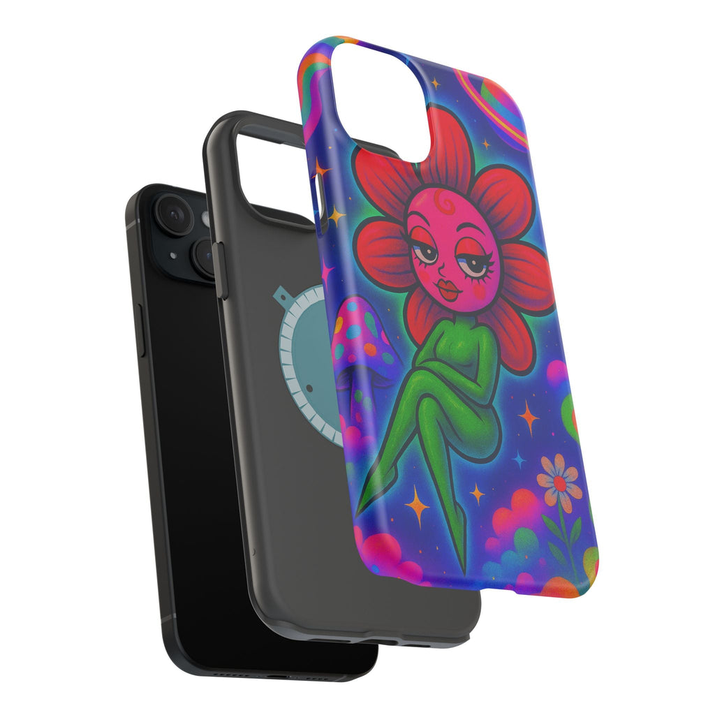 Sweet Pea: Cosmic Bloom Magnetic Tough Cases - Moon Frankenstein