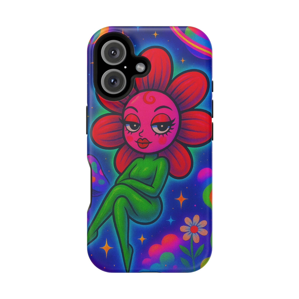 Sweet Pea: Cosmic Bloom Magnetic Tough Cases - Moon Frankenstein