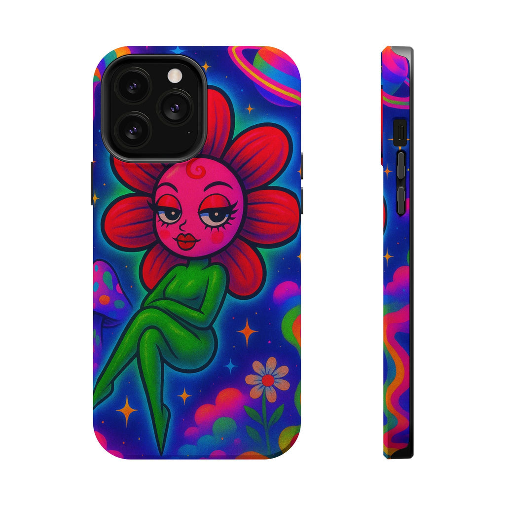 Sweet Pea: Cosmic Bloom Magnetic Tough Cases - Moon Frankenstein