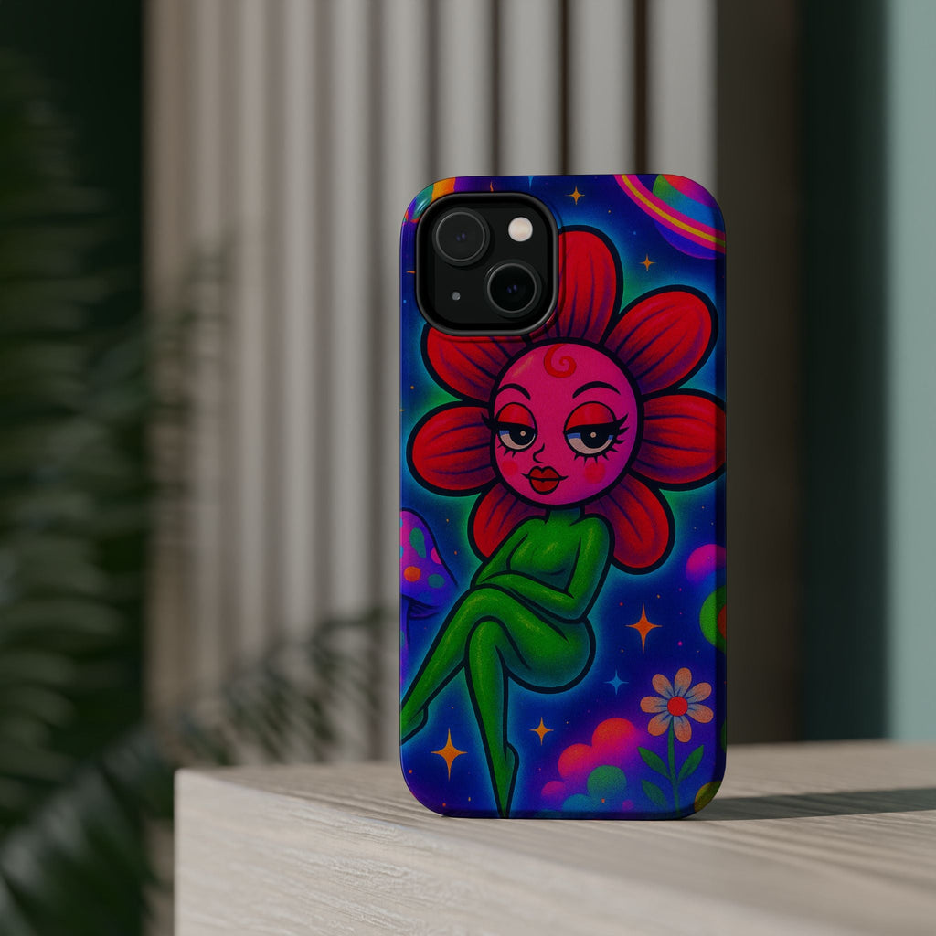 Sweet Pea: Cosmic Bloom Magnetic Tough Cases - Moon Frankenstein