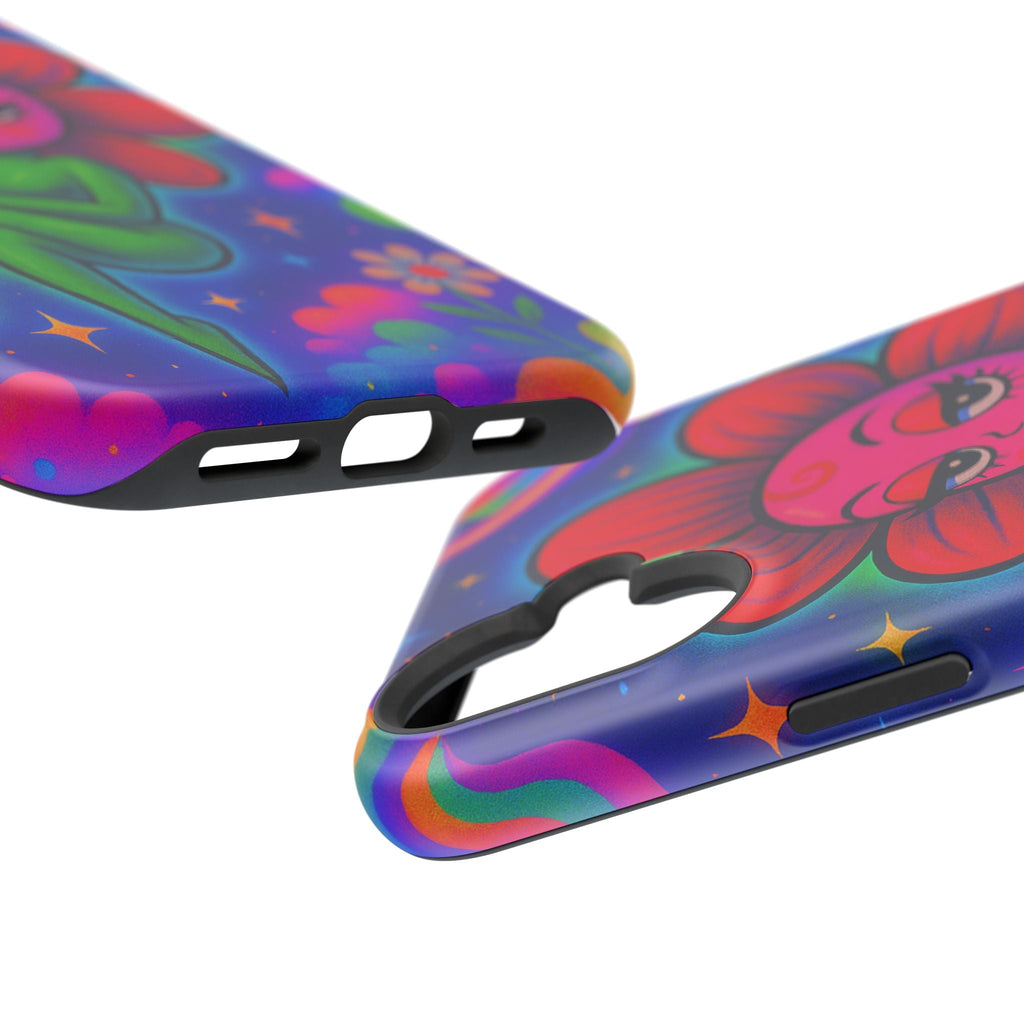 Sweet Pea: Cosmic Bloom Magnetic Tough Cases - Moon Frankenstein