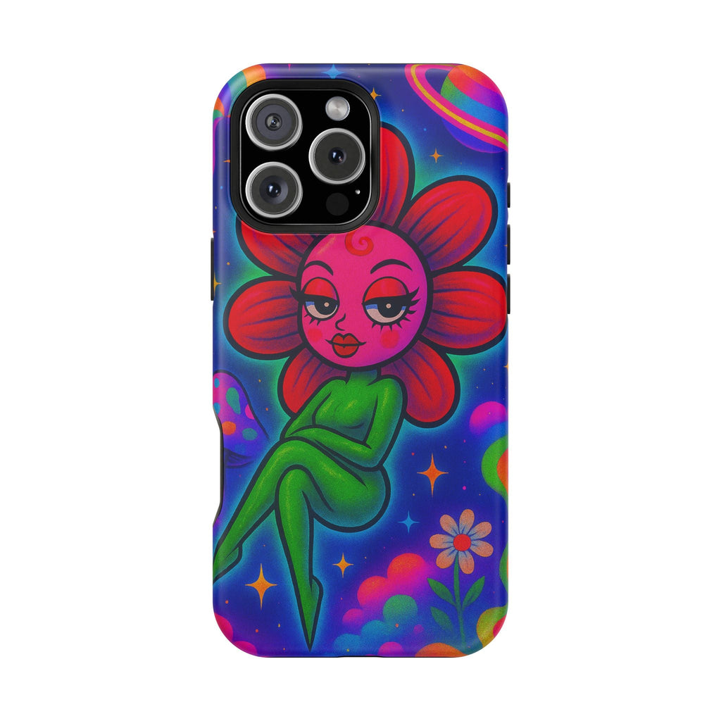 Sweet Pea: Cosmic Bloom Magnetic Tough Cases - Moon Frankenstein