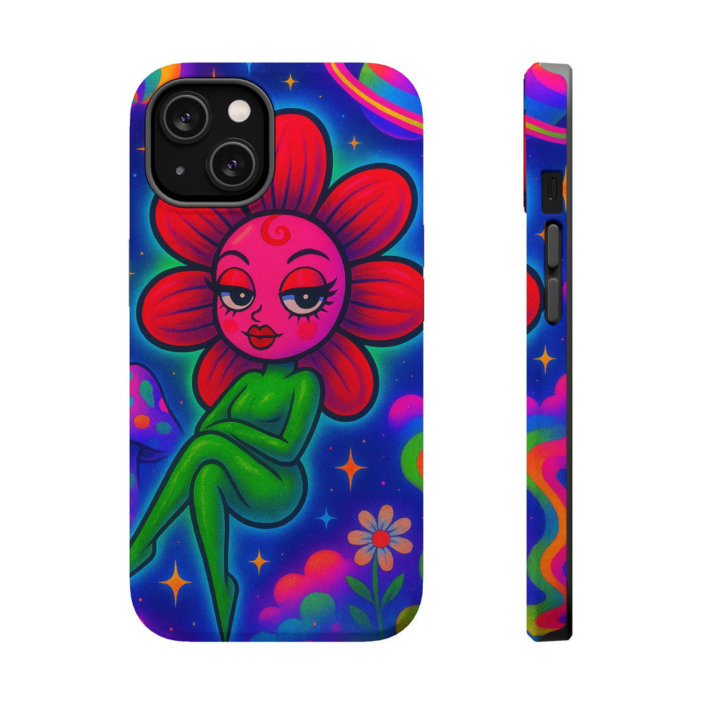 Sweet Pea: Cosmic Bloom Magnetic Tough Cases - Moon Frankenstein