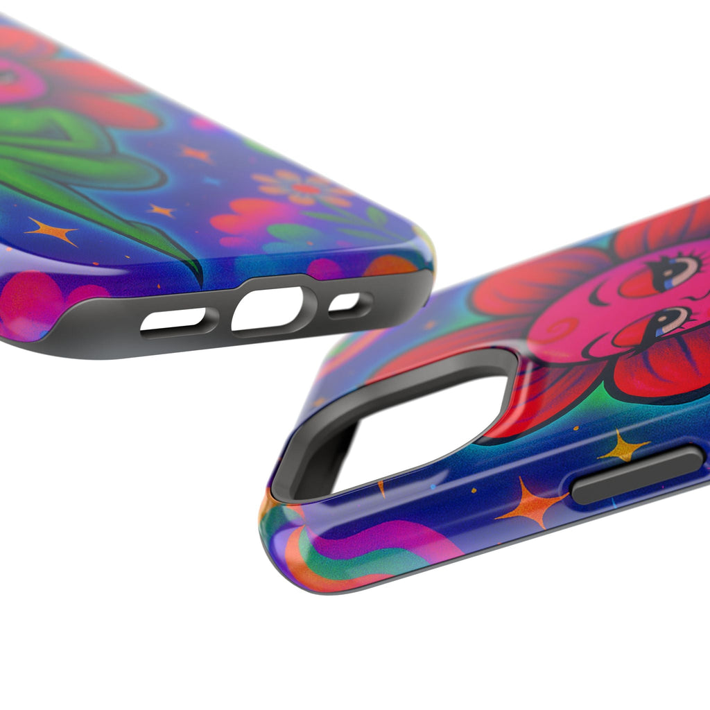 Sweet Pea: Cosmic Bloom Magnetic Tough Cases - Moon Frankenstein