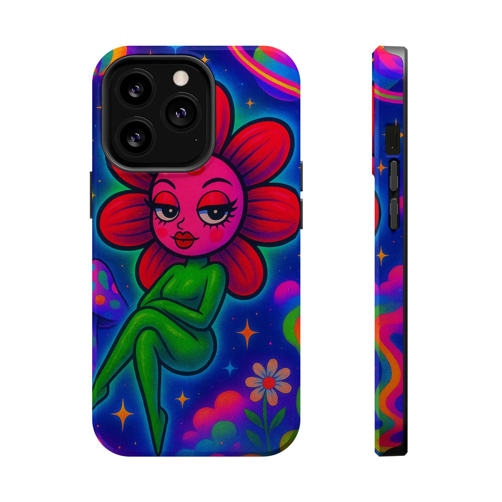 Sweet Pea: Cosmic Bloom Magnetic Tough Cases - Moon Frankenstein