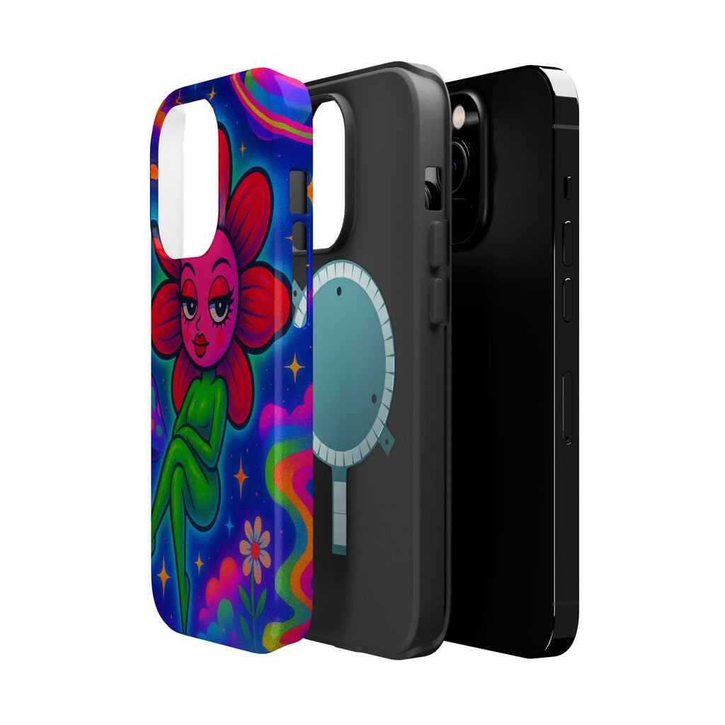 Sweet Pea: Cosmic Bloom Magnetic Tough Cases - Moon Frankenstein