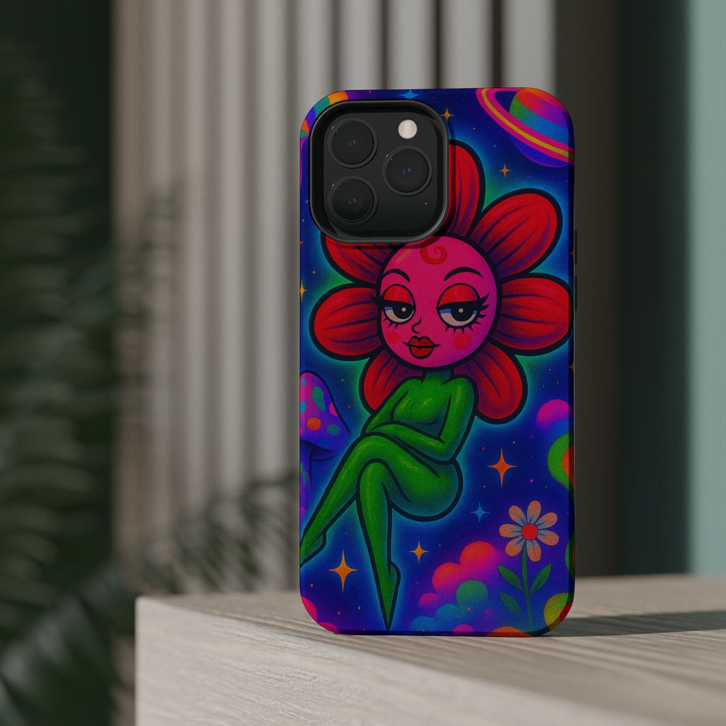 Sweet Pea: Cosmic Bloom Magnetic Tough Cases - Moon Frankenstein