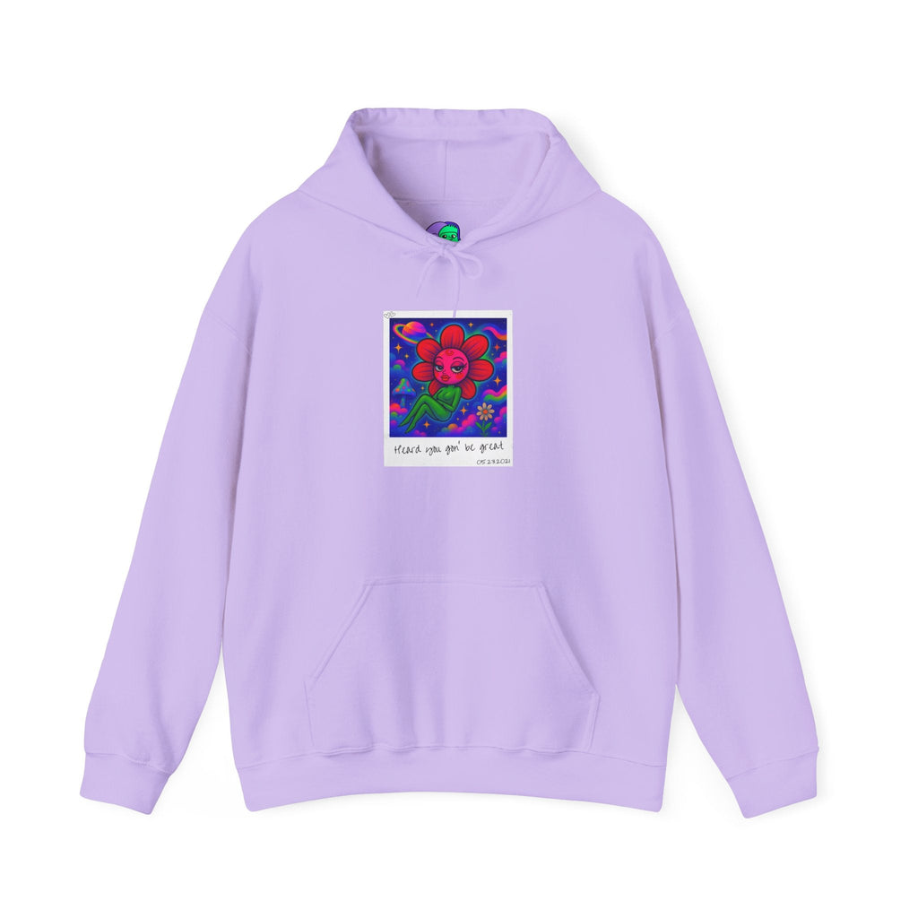 Sweet Pea: Cosmic Bloom Unisex Hoodie - Moon Frankenstein