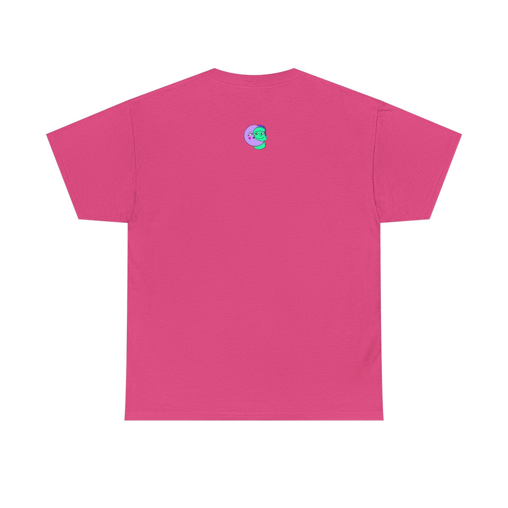 Sweet Pea: Cosmic Bloom Unisex T-Shirt - Moon Frankenstein