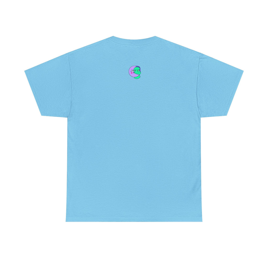 Sweet Pea: Cosmic Bloom Unisex T-Shirt - Moon Frankenstein