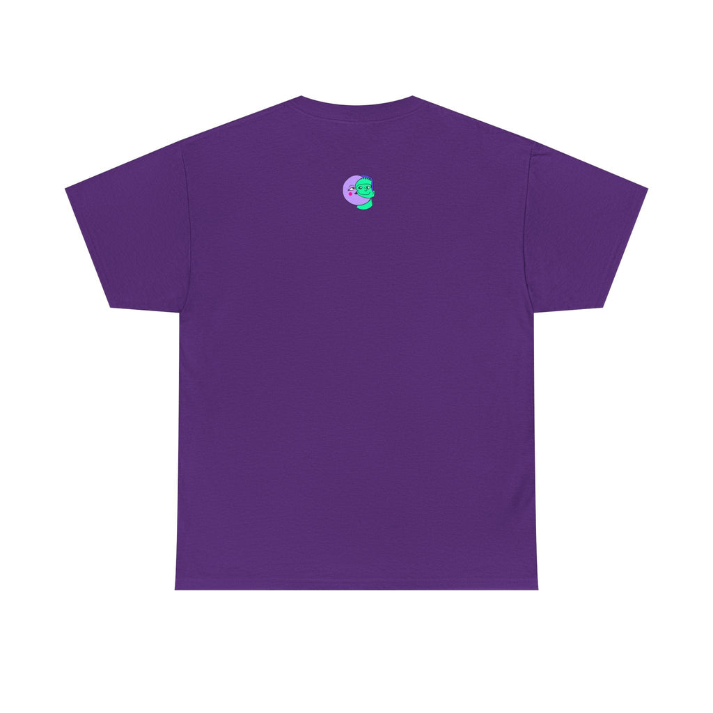 Sweet Pea: Cosmic Bloom Unisex T-Shirt - Moon Frankenstein