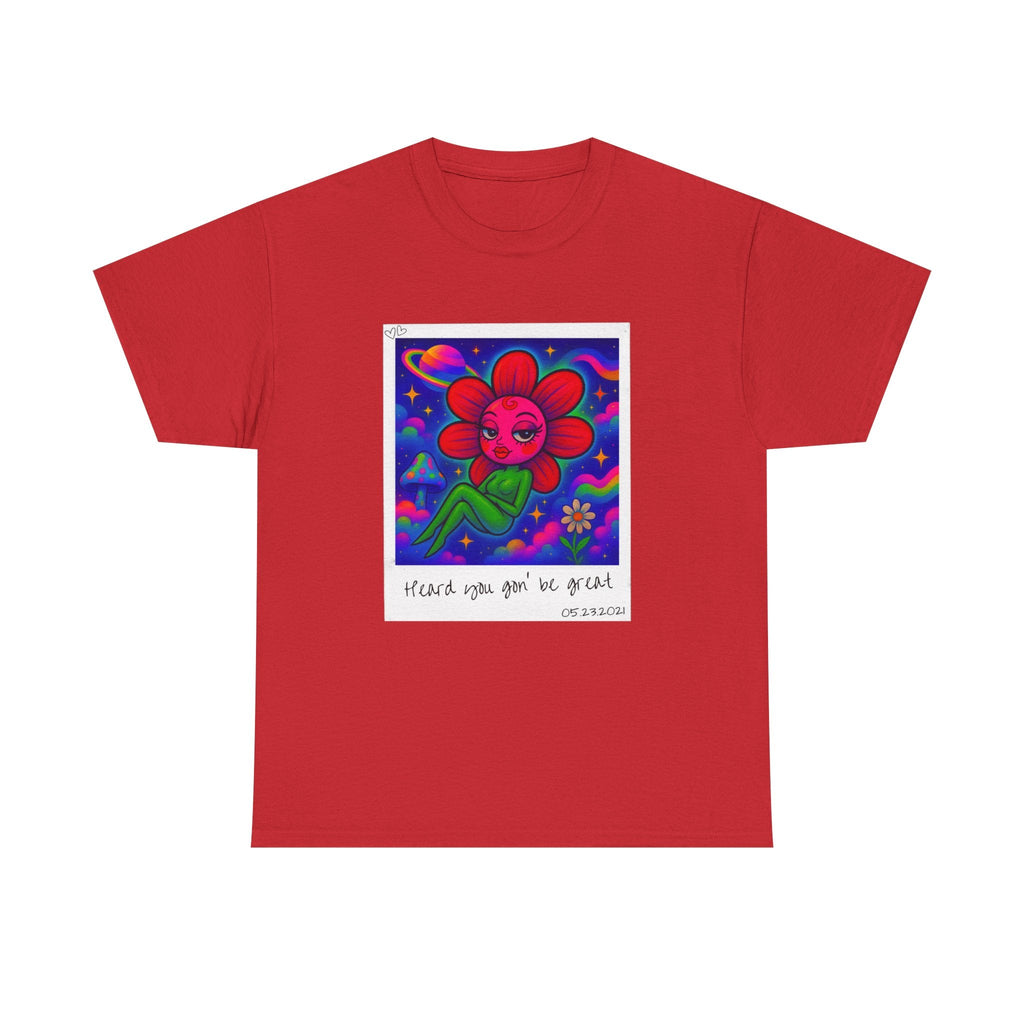 Sweet Pea: Cosmic Bloom Unisex T-Shirt - Moon Frankenstein