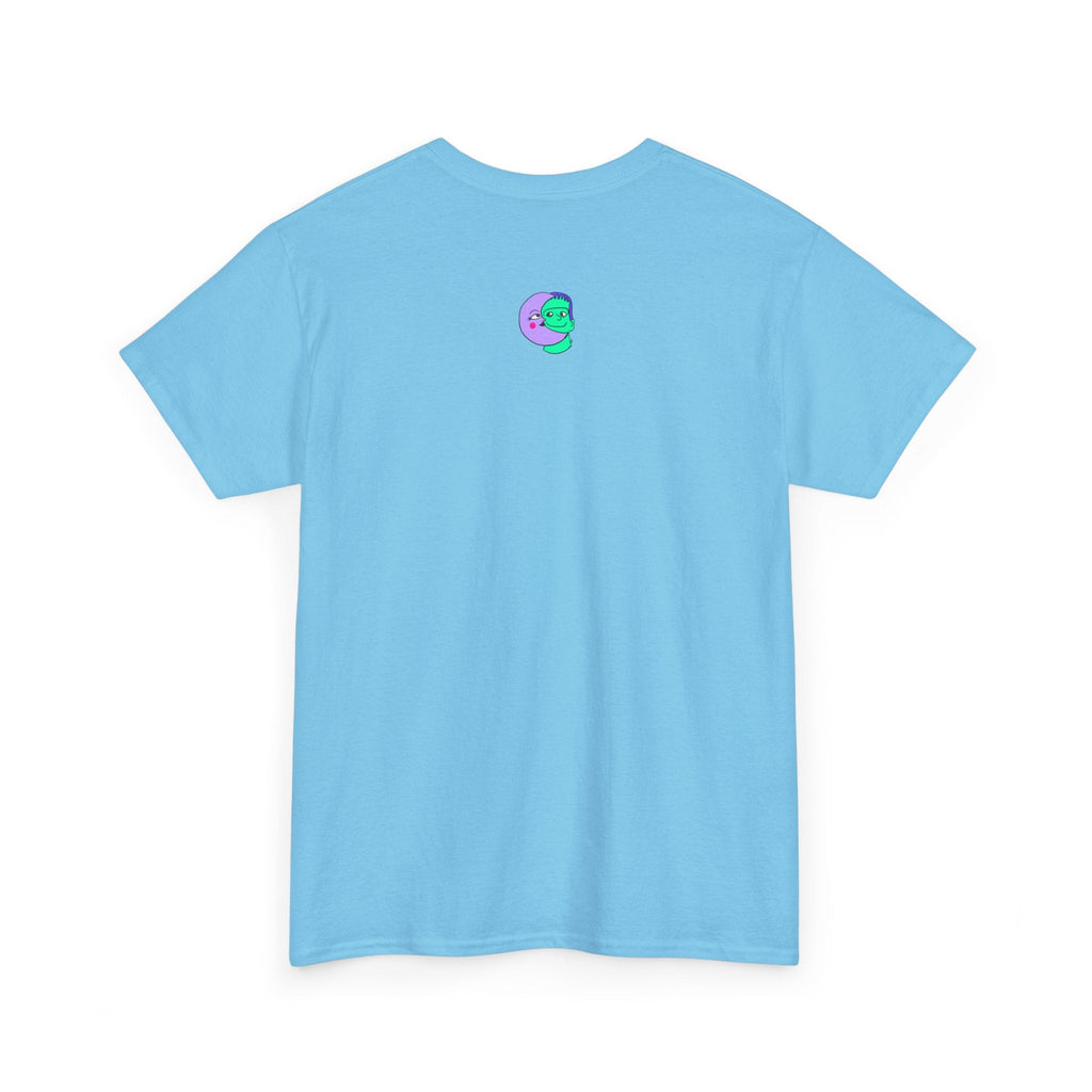Sweet Pea: Cosmic Bloom Unisex T-Shirt - Moon Frankenstein