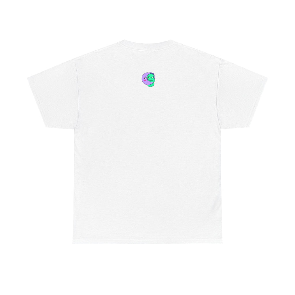 Sweet Pea: Cosmic Bloom Unisex T-Shirt - Moon Frankenstein