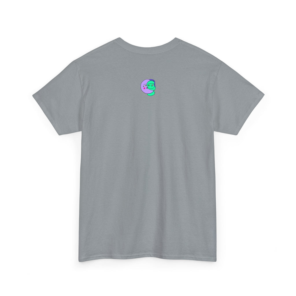Sweet Pea: Cosmic Bloom Unisex T-Shirt - Moon Frankenstein