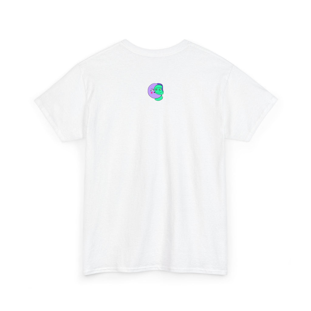Sweet Pea: Cosmic Bloom Unisex T-Shirt - Moon Frankenstein