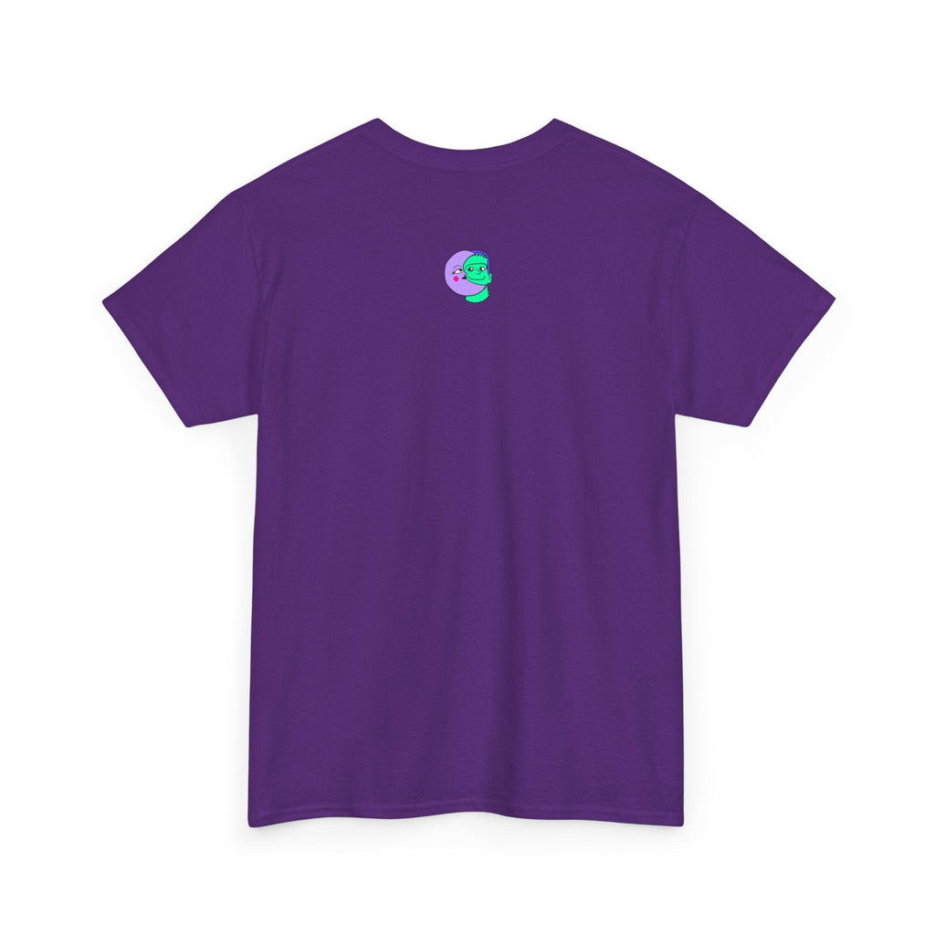 Sweet Pea: Cosmic Bloom Unisex T-Shirt - Moon Frankenstein