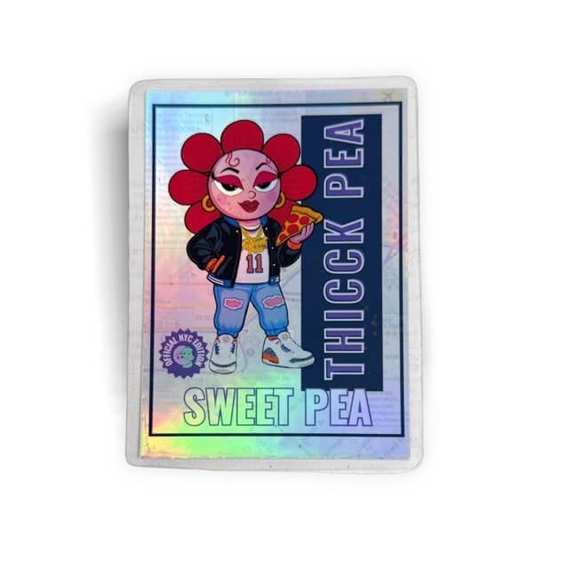 Thicck Pea Trading Card (NYC Edition) - Moon Frankenstein