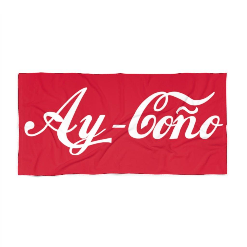 Ay-Coño Beach Towel - Moon Frankenstein