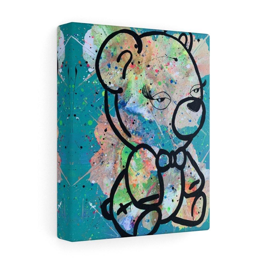 Beary Tiyad Stretched Canvas - Moon Frankenstein