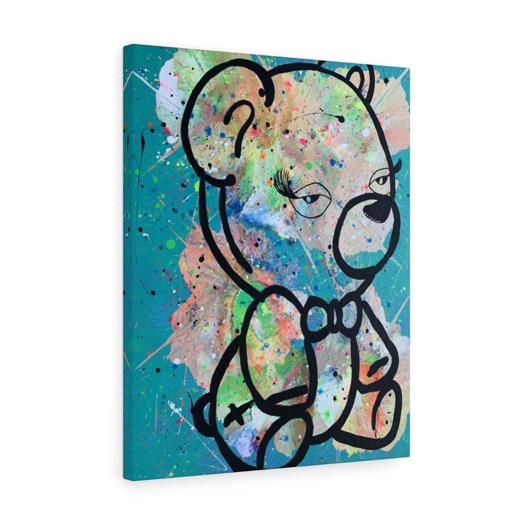 Beary Tiyad Stretched Canvas - Moon Frankenstein