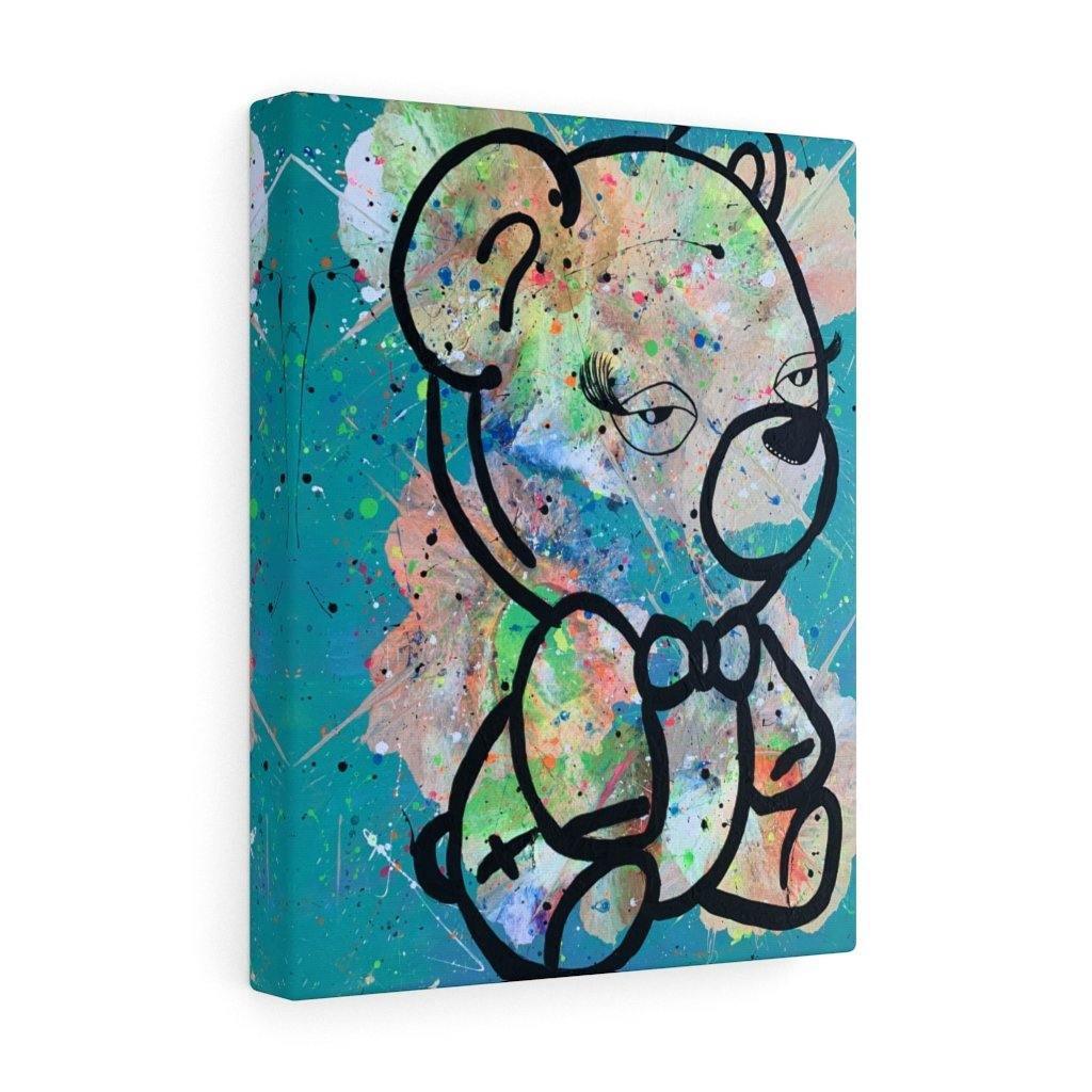 Beary Tiyad Stretched Canvas - Moon Frankenstein