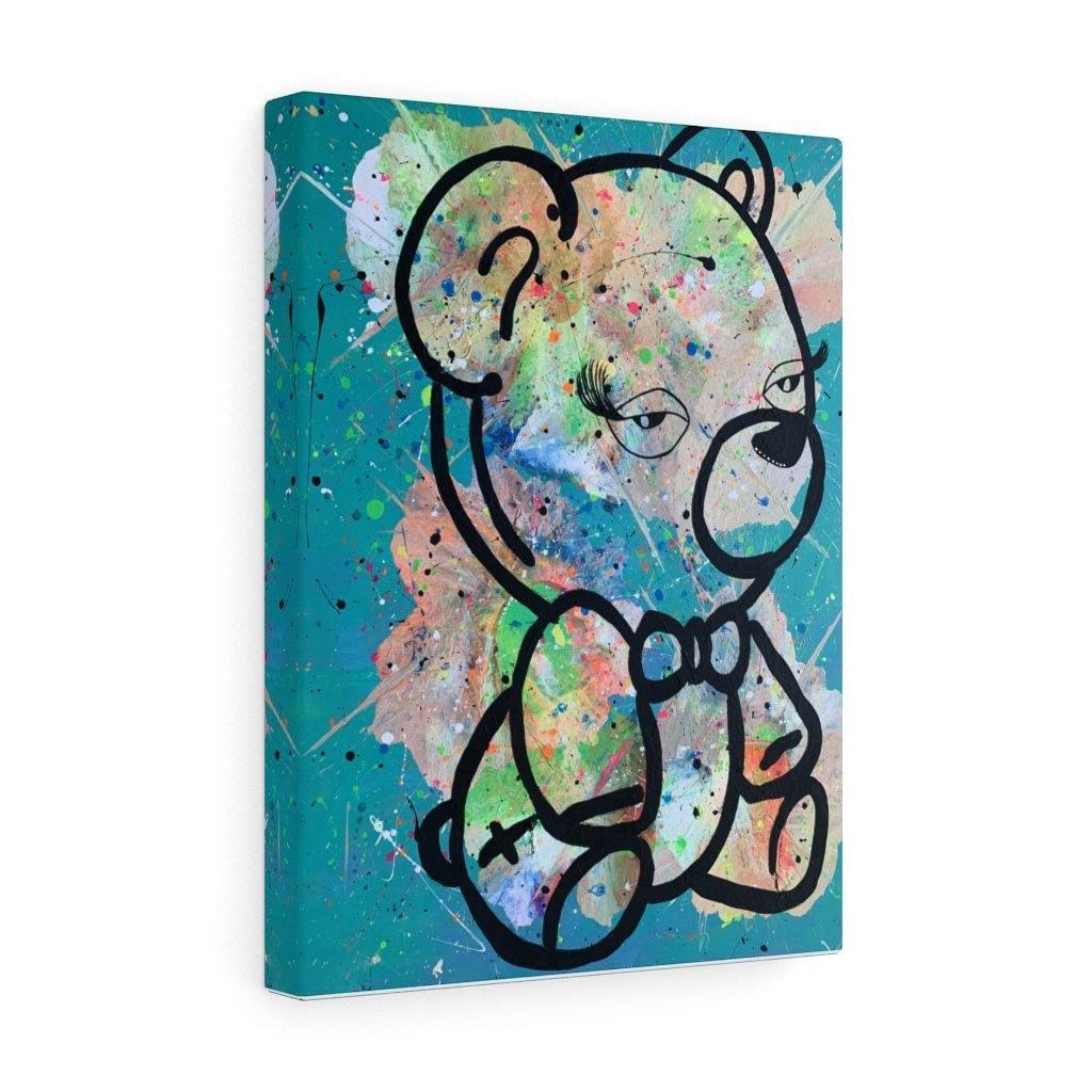 Beary Tiyad Stretched Canvas - Moon Frankenstein