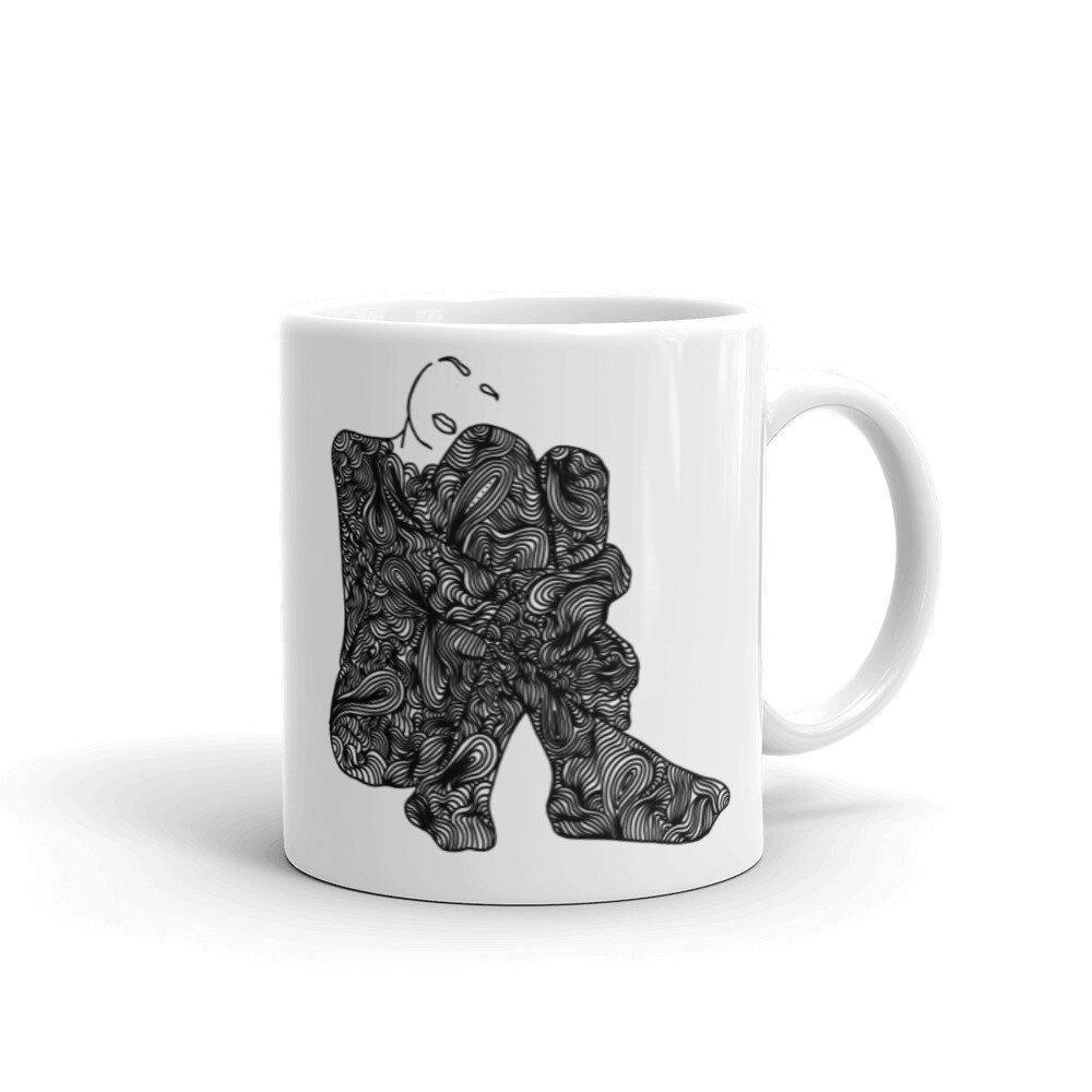 Body High: Thoughts Mug - Moon Frankenstein