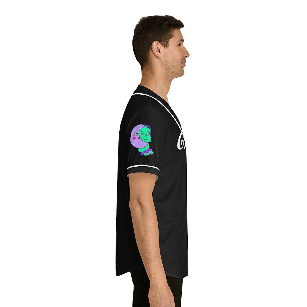 Chapiadora Men's Baseball Jersey (black) - Moon Frankenstein