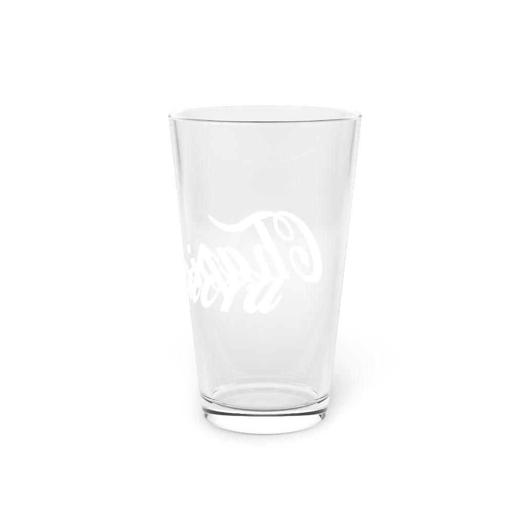 Chapiadora Pint Glass, 16oz - Moon Frankenstein