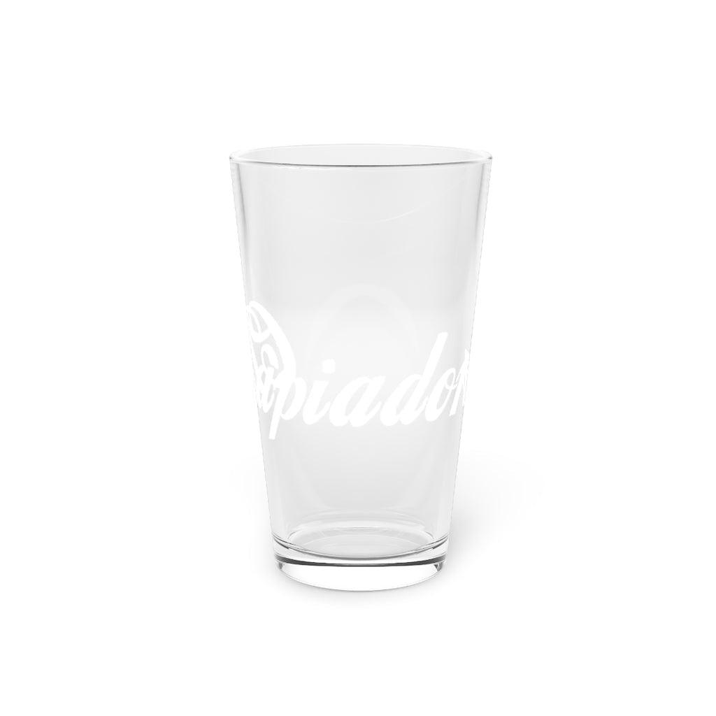 Chapiadora Pint Glass, 16oz - Moon Frankenstein