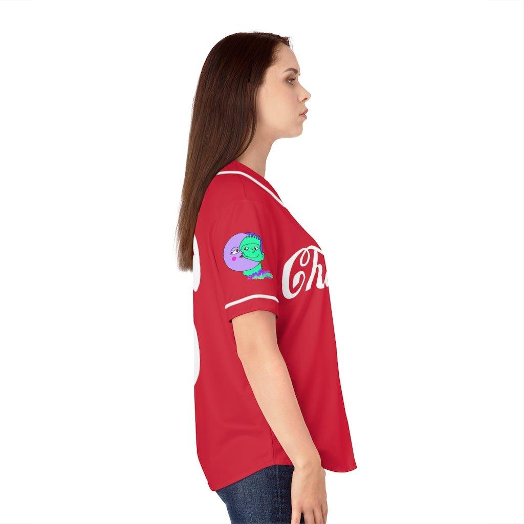 Chapiadora Women's Baseball Jersey - Moon Frankenstein