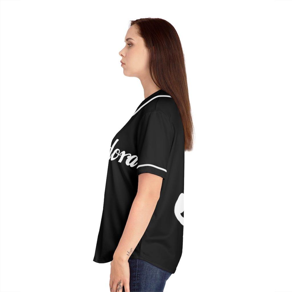 Chapiadora Women's Baseball Jersey (Black) - Moon Frankenstein