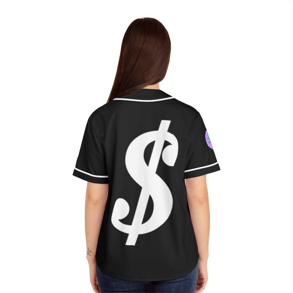 Chapiadora Women's Baseball Jersey (Black) - Moon Frankenstein