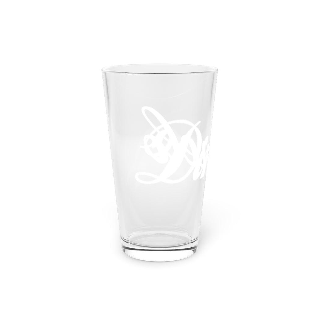 Dimelo Pint Glass, 16oz - Moon Frankenstein